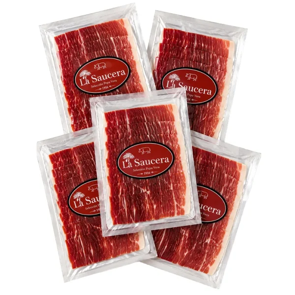¿Qué es el jamón fuera de norma del ibérico? 4 Loncheado saucera