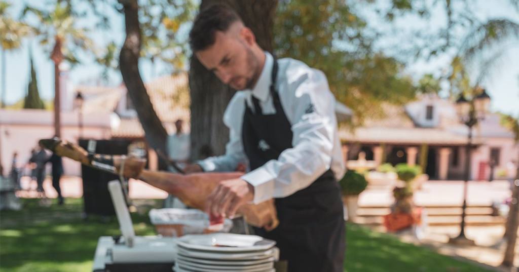 jamon cortado a mano